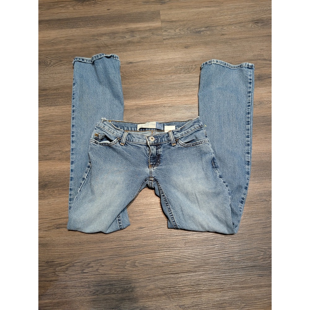 Gap Ultra Low Rise Bootcut Flare Jeans Womens 2 Light Wash Made in USA Y2K 2000s